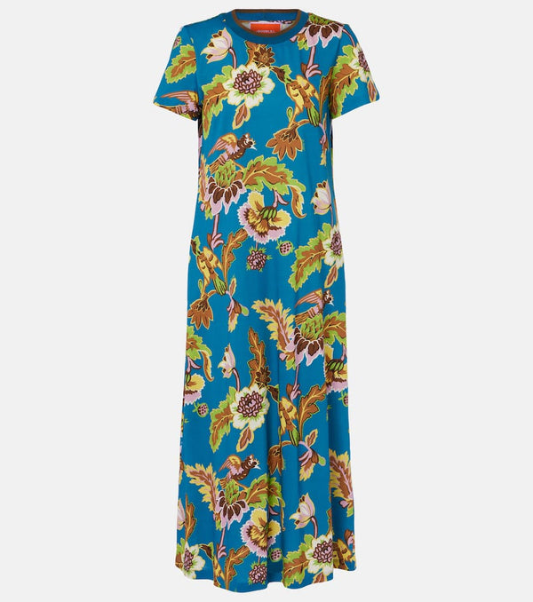 La DoubleJ Printed cotton maxi dress