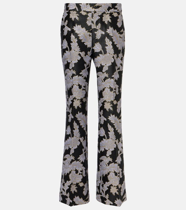 La DoubleJ Saturday Night jacquard bootcut pants