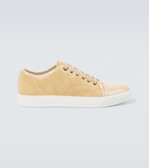 Lanvin DBB1 suede and patent leather sneakers