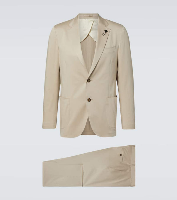 Lardini Cotton-blend suit