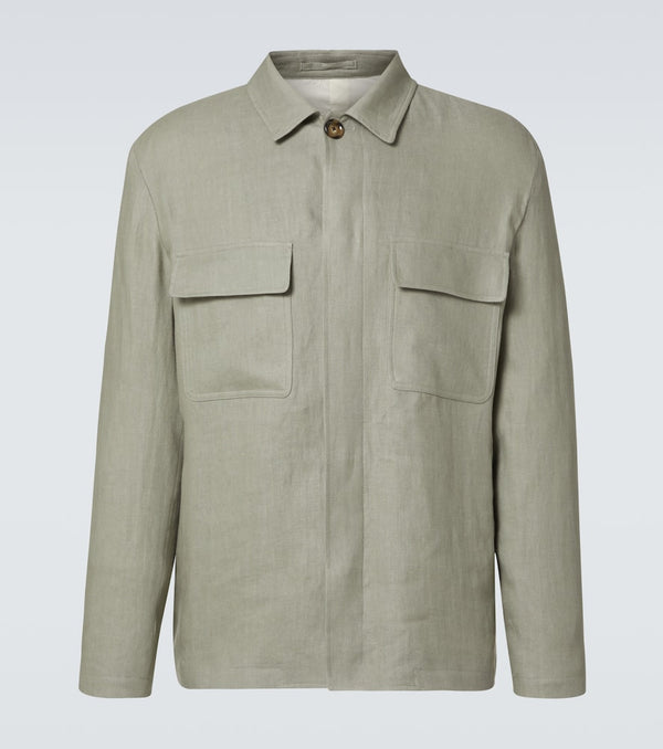 Lardini Linen overshirt