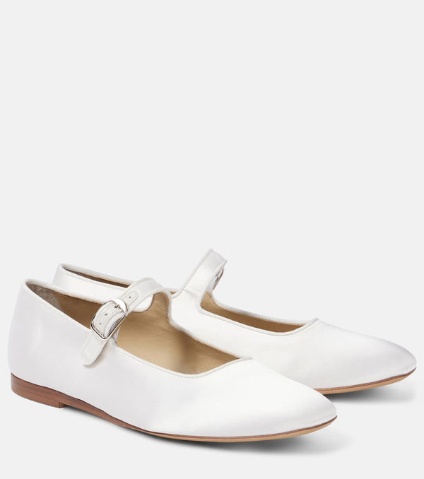 Le Monde Béryl Satin Mary Jane flats