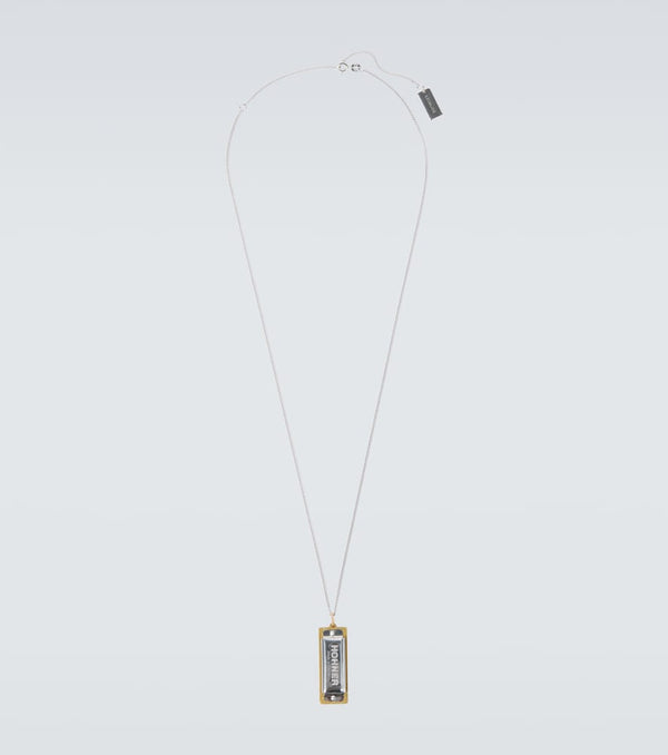 Lemaire Harmonica silver pendant necklace