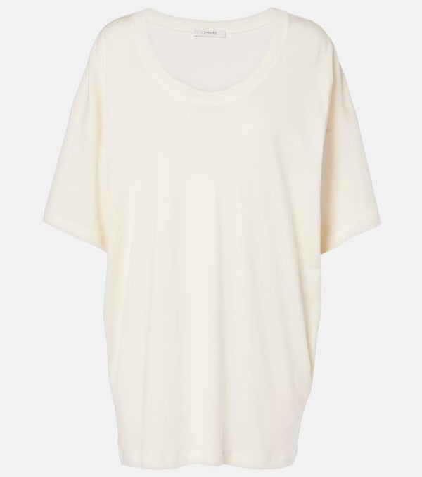 Lemaire Ribbed-knit cotton jersey T-shirt