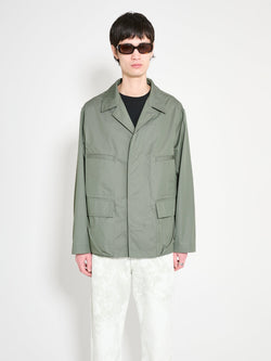 Lemaire 4 Pocket Overshirt Ash Grey