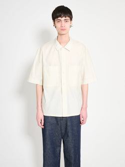 Lemaire Short Sleeve Pyjama Shirt Pale Mastic