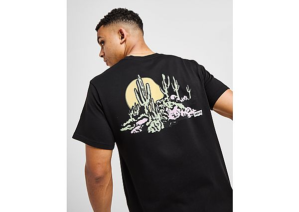 LEVI' Cactus Back Graphic T Shirt  Black