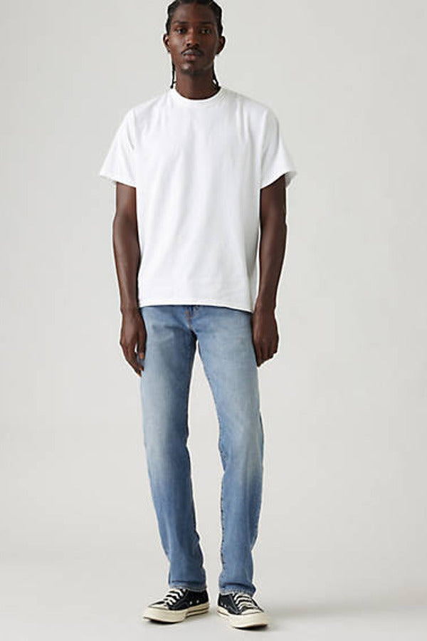 Levi's 502 Taper Lightweight Linen+ Denim Jeans Blue