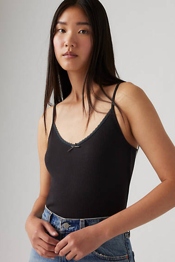 Levi's Dry Goods Waffle Tank Top Black