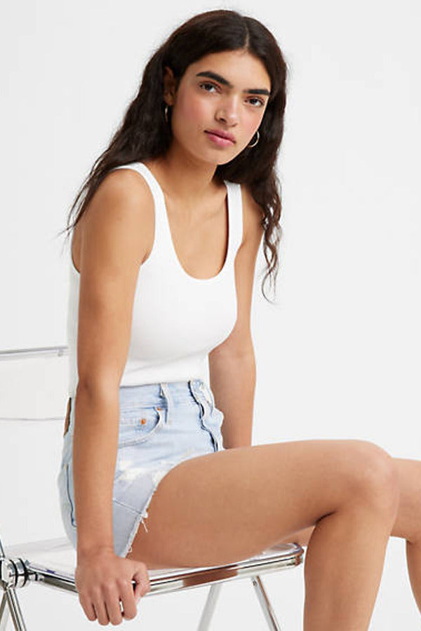 Levi's Essential Rib Tank Top White