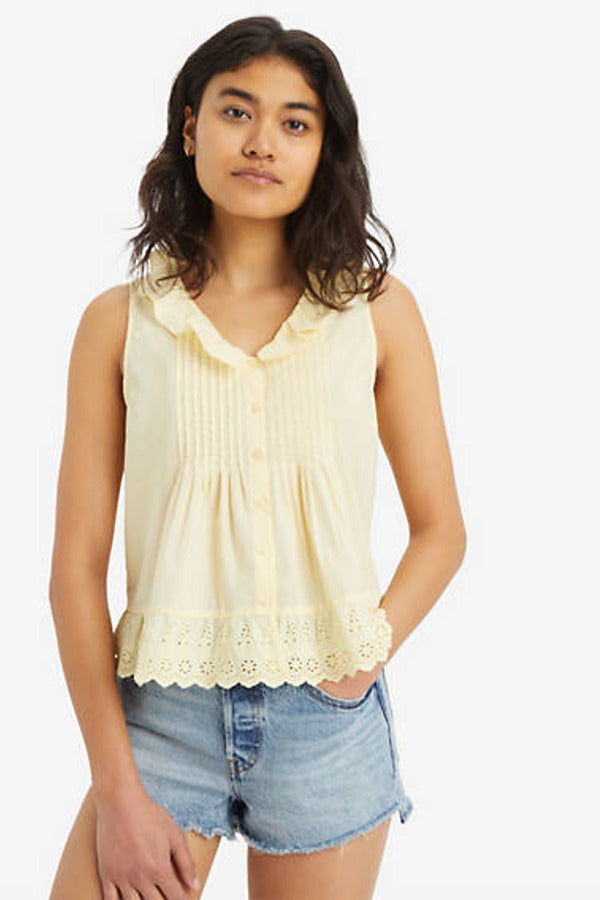 Levi's Fauna Blouse - Yellow / Anise Flower