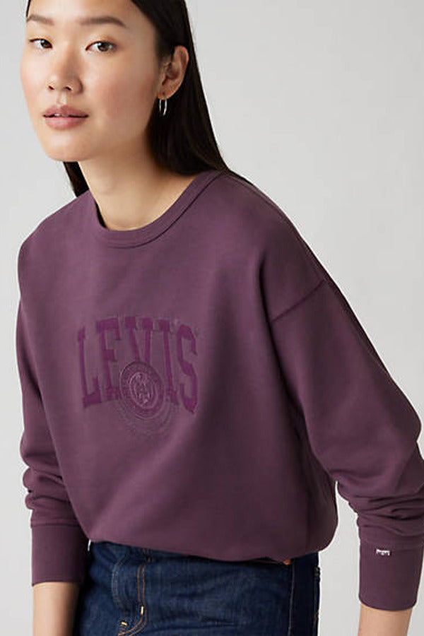 Levi's Graphic Heritage Crewneck Sweatshirt Blue