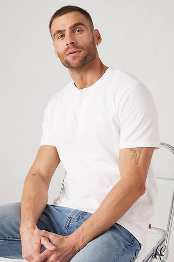 Levi's Housemark Henley White