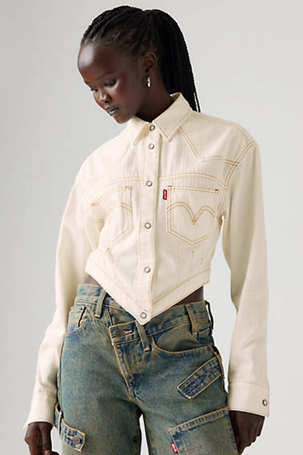 Levi's Levi's x Adsb Andersson Bell Cinched Blouse - Cream / Neutrals