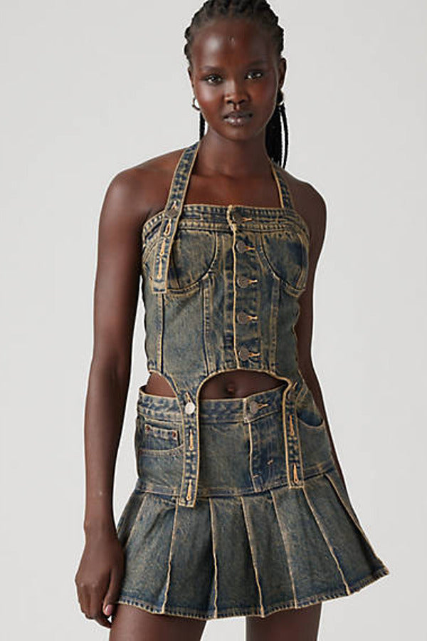 Levi's Levi's x Adsb Andersson Bell Denim Corset Blue