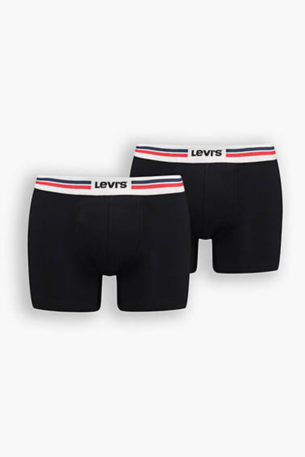 Levi's Sportswear Logo Boxer Briefs 2 pack Black