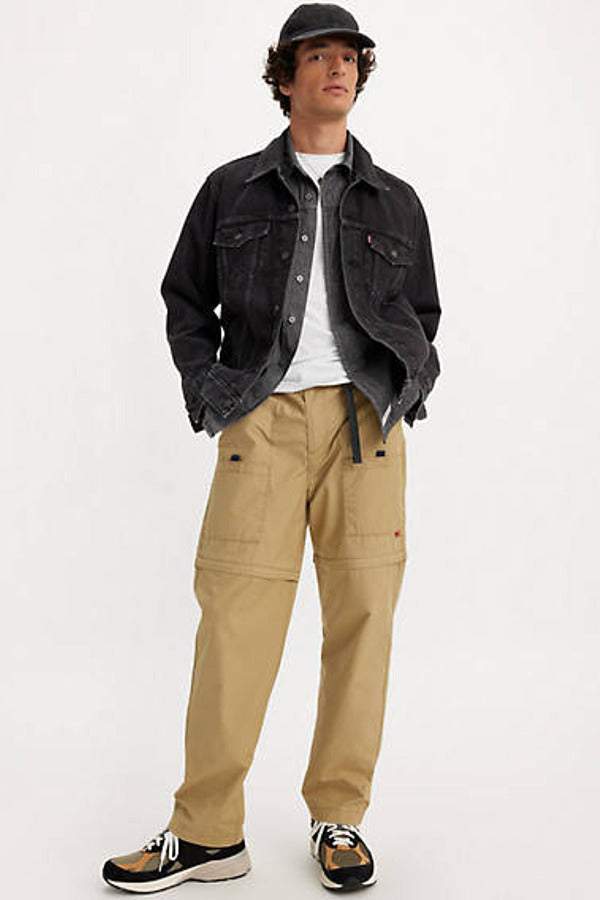 Levi's Utility Zip Off Pants - Beige / British Khaki X Non-Stretch Ripstop