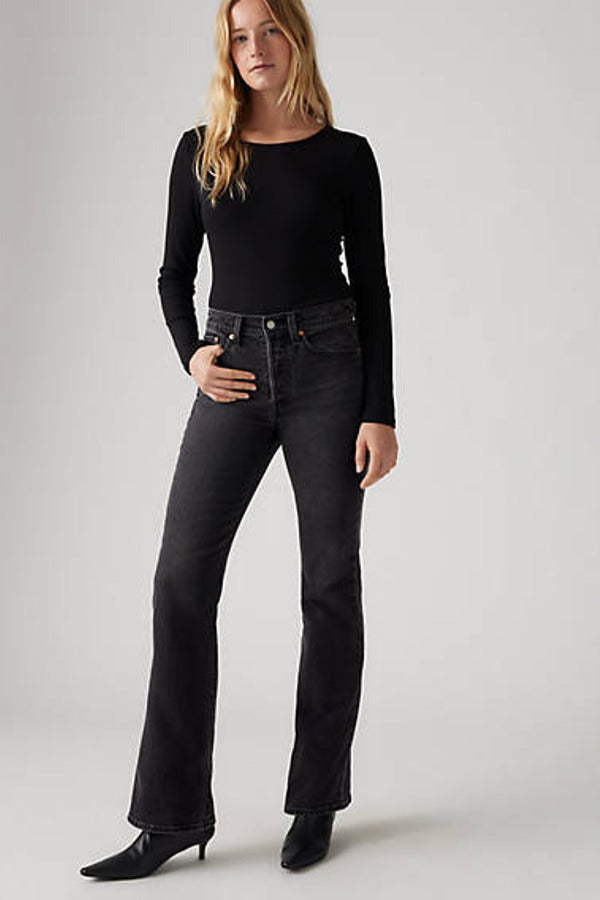 Levi's Wedgie Bootcut Jeans Black