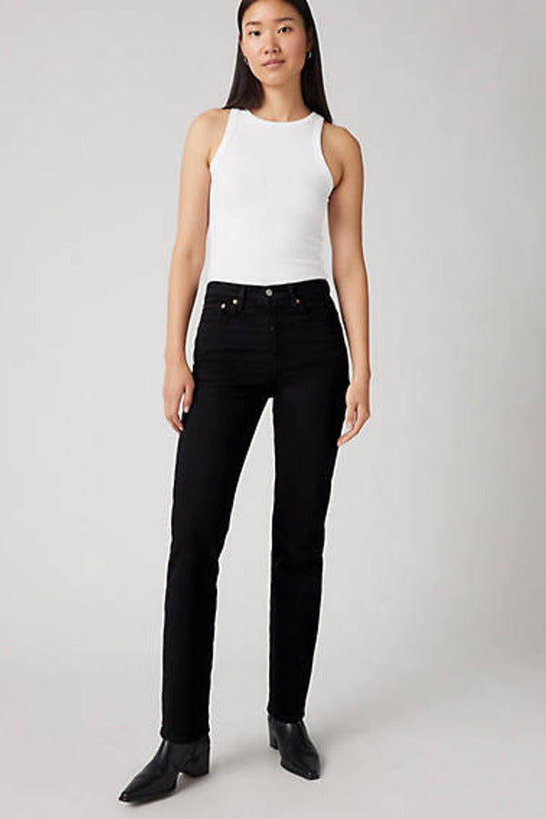 Levi's Wedgie Straight Jeans Black