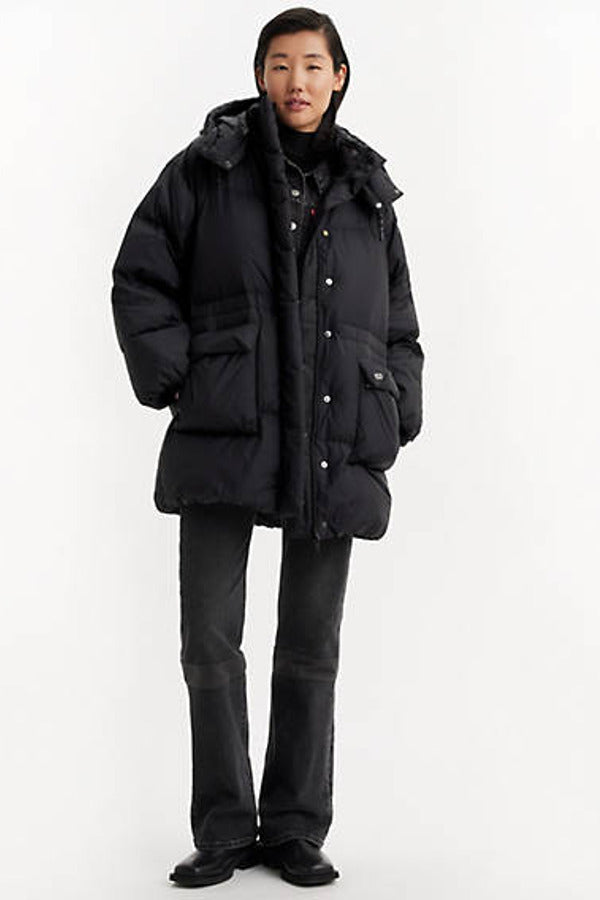 Levi's Western Midi Bubble Puffer Black