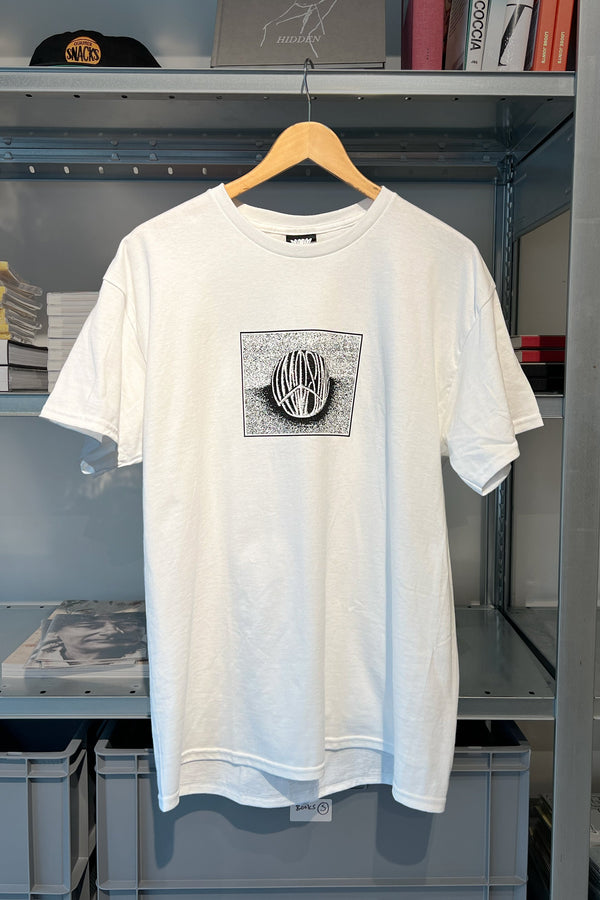 Limosine Peace Ball Tee White