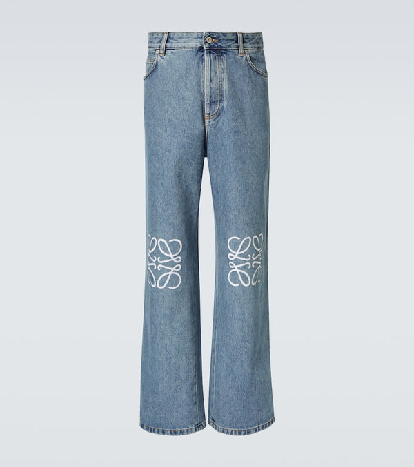 Loewe Anagram wide-leg jeans