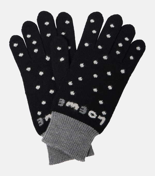 Loewe x Suna Fujita polka-dot gloves