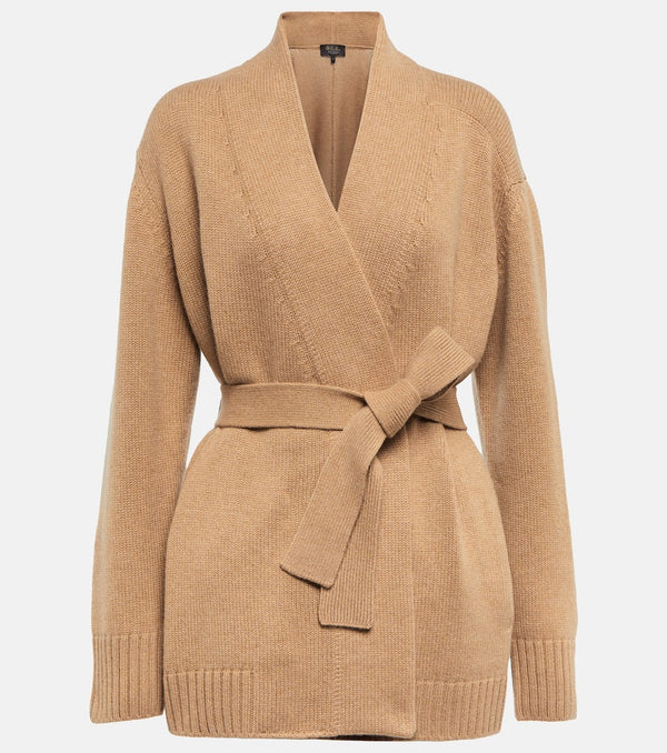 Loro Piana Grassmoor cashmere wrap cardigan