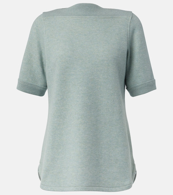 Loro Piana Rio Bodro cashmere-blend jersey top