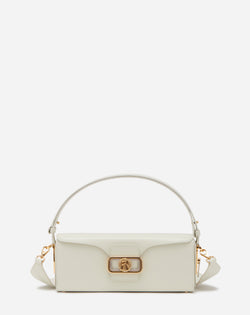 Leather Pencil Bag Mm For Women White Lanvin