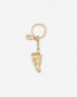 Curb Sneakers Brass Key Ring For Women Gold Lanvin