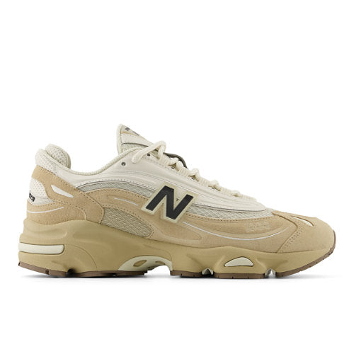 New Balance 1000 in Beige Black Suede Mesh