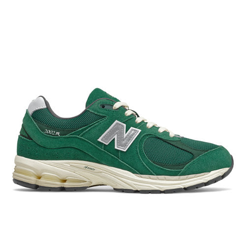 New Balance 2002R in Green Leather