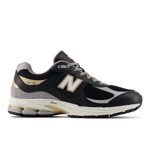 New Balance 2002R in Black White Brown Leather