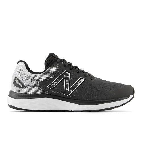 New Balance Men's Fresh Foam 680v7 in Grey/White Textile, 