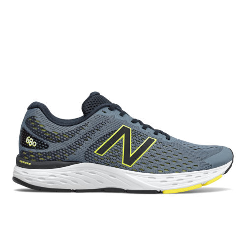 New Balance 680v6 Grey Black Yellow