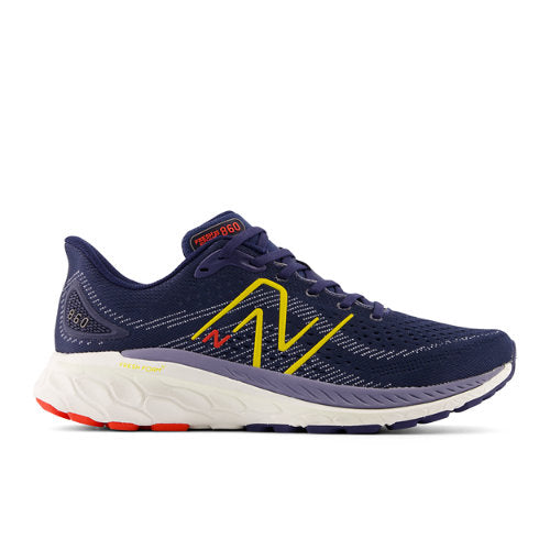 New Balance Fresh Foam X 860v13-Wide Blue Orange Red