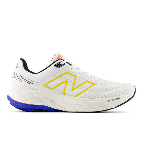 New Balance Fresh Foam X 860v14 in White Blue Orange Synthetic Wide