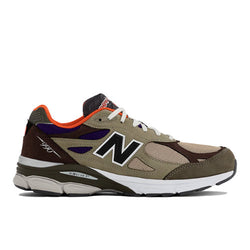 New Balance MADE in USA 990v3 in Brown Blue Leather