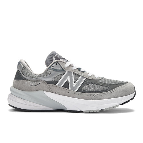 New Balance Men's Made in USA 990v6 in Grey Suede/Mesh, 