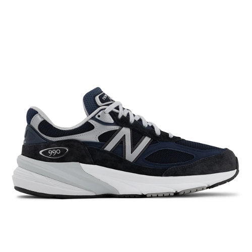 New Balance Made in USA 990v6 in Blue White Suede Mesh