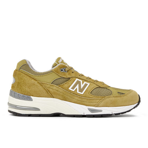 New Balance MADE 991/Mesh Green Yellow White