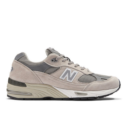 New Balance MADE in UK 991v1 in Grey White Suede Mesh