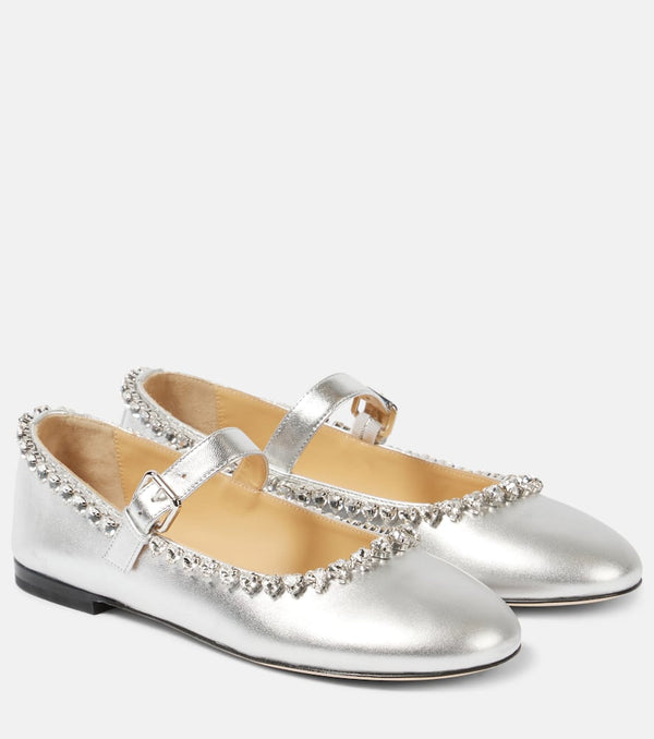 Mach & Mach Audrey leather ballet flats