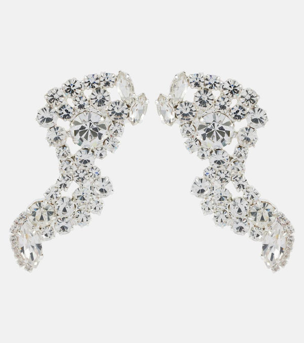 Magda Butrym Crystal-embellished drop earrings