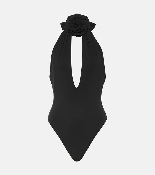 Magda Butrym Halterneck cutout swimsuit