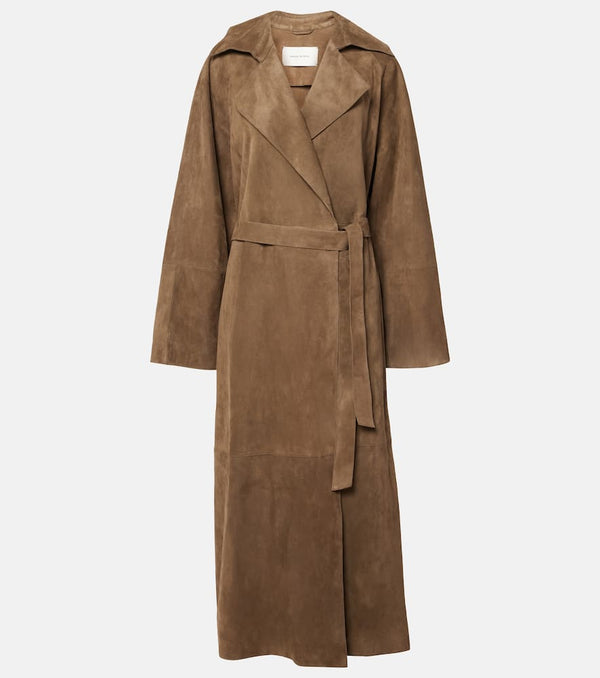 Magda Butrym Suede wrap coat