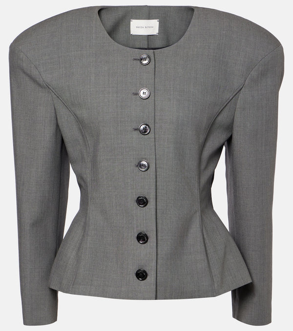 Magda Butrym Wool and silk blazer