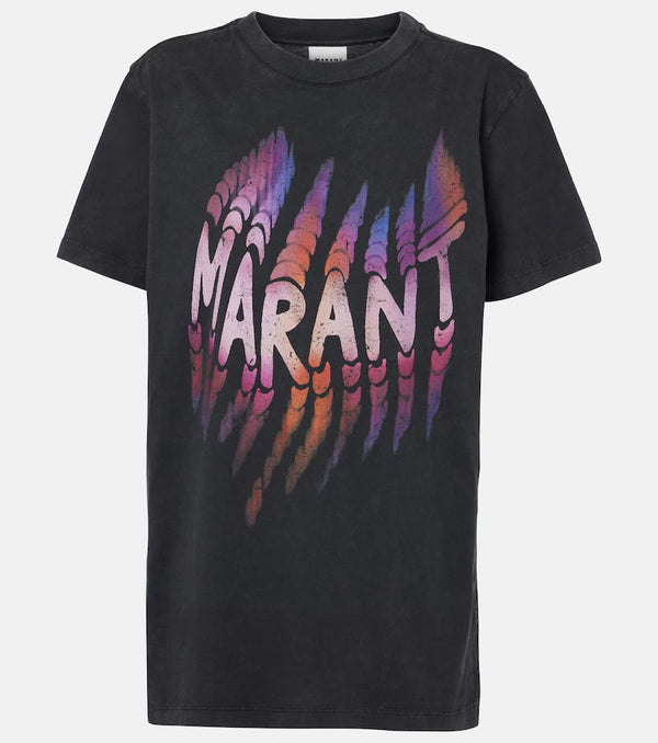 Marant Etoile Zoeline logo cotton jersey T-shirt