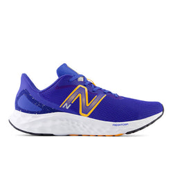 New Balance Men's Fresh Foam Arishi V4 in Blue/Orange Synthetic, 